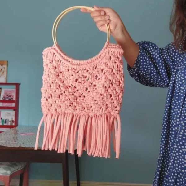 Macramé handtas DIY box met korting.