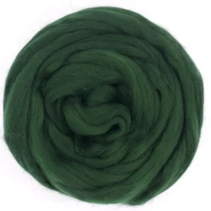 Bol dennengroen, een donker groene merino, biologisch geverfd.