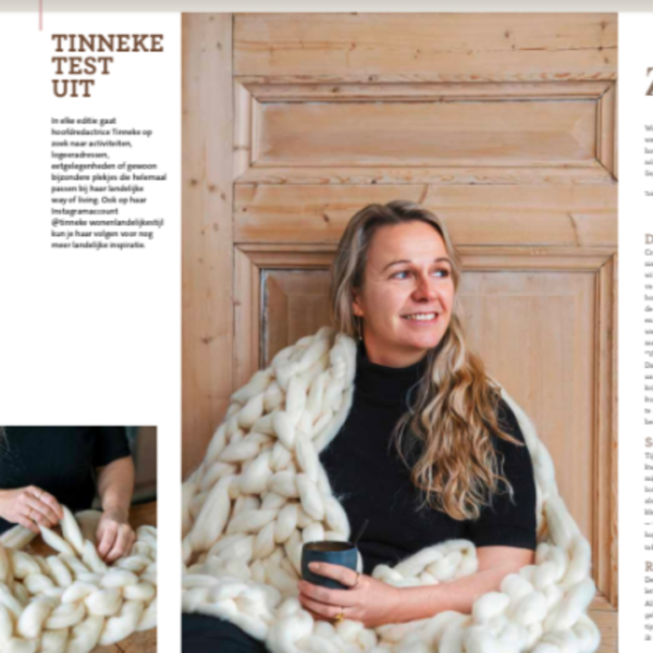 September18 lontwol box in het Belgische Magazine Tineke Test uit.