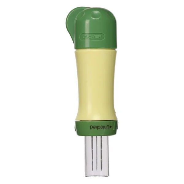 Punch needle houder voor het prikvilten met 5 naalden in een houder van Clover.