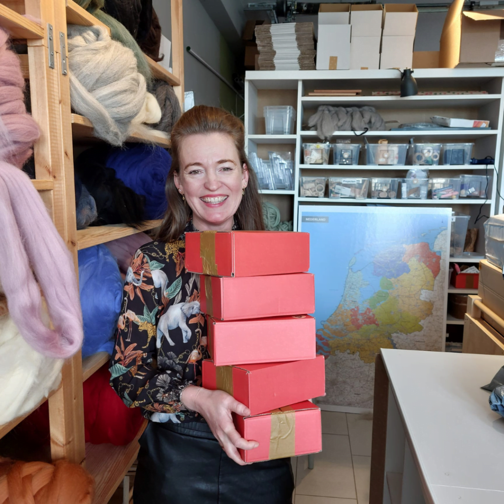 Verzending van pakketten bij September18.