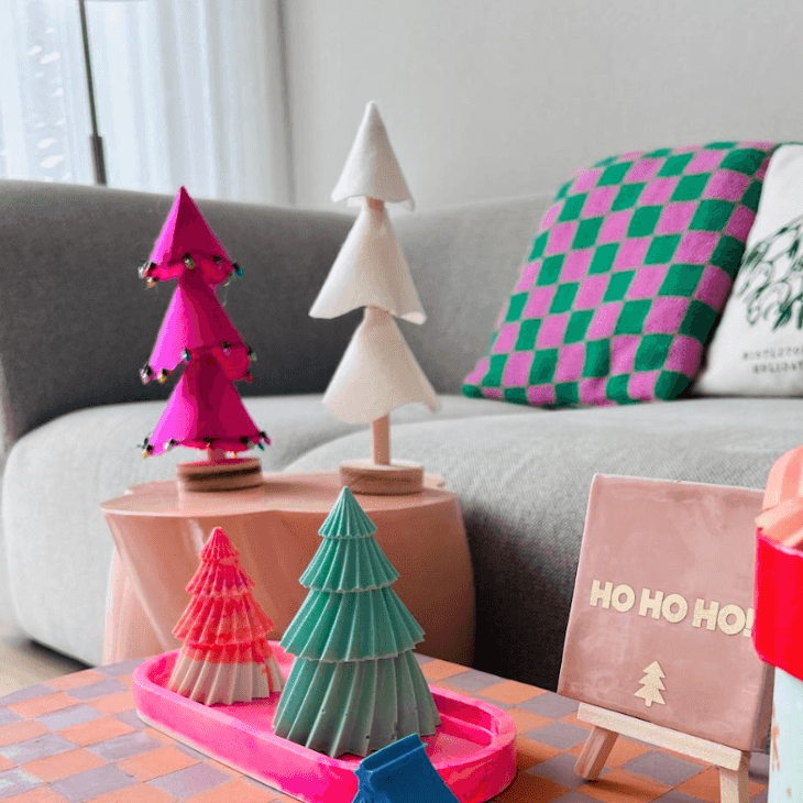 Maak deze super schattige vilten kerstboompjes met ons Kids Knutsel pakket.