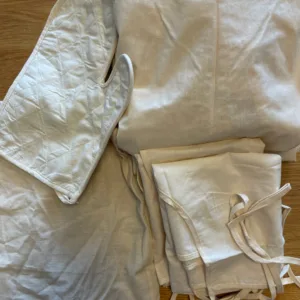 Katoenen items om zelf te verven.