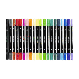 Hoge kwaliteit textielstiften in verschillende kleuren.