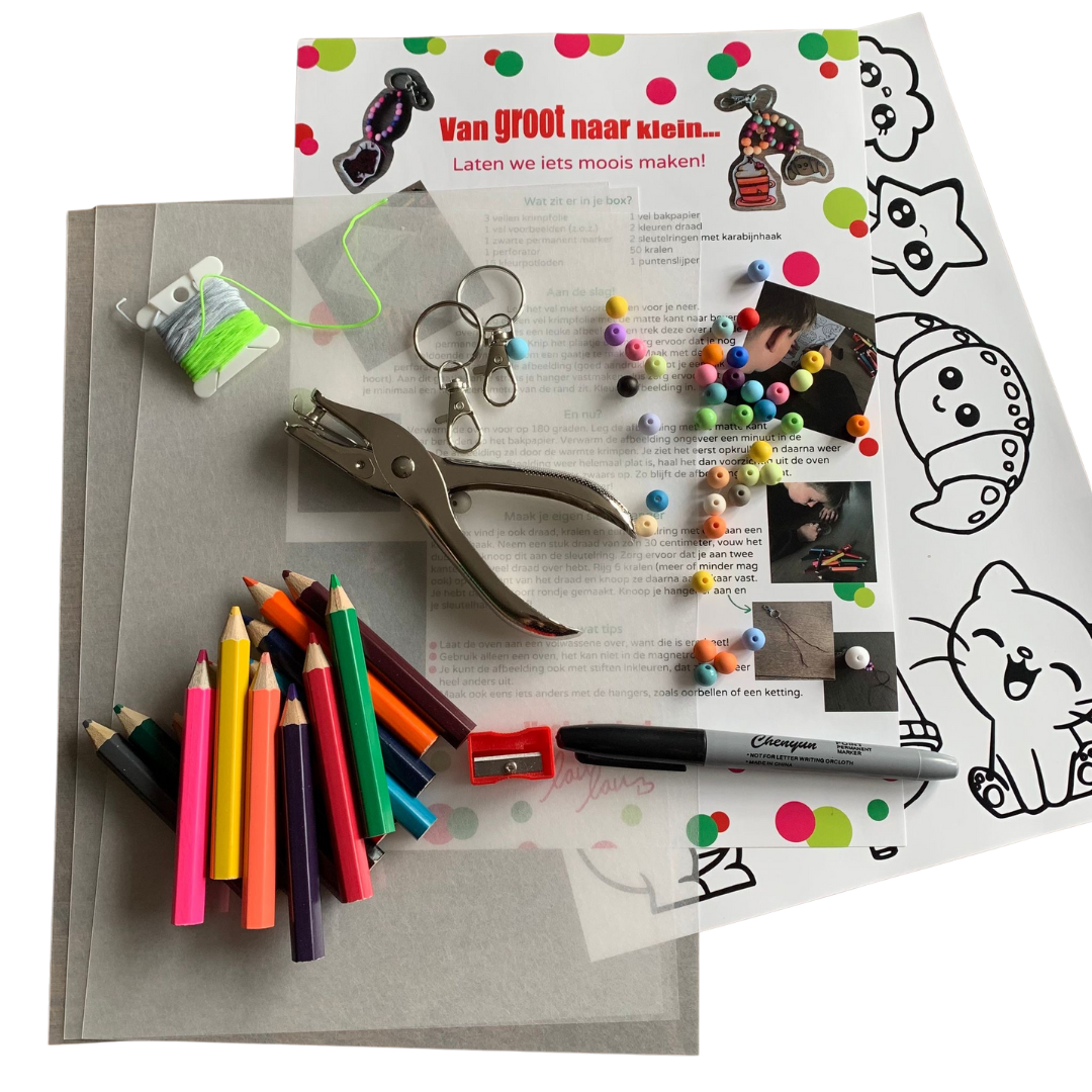 Kids S8 Losse Box | Herfstvakantie | Sleutelhangers maken met krimpfolie - Afbeelding 2