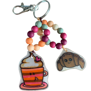 Sleutelhanger met krimpfolie, kids box herfst vakantie.