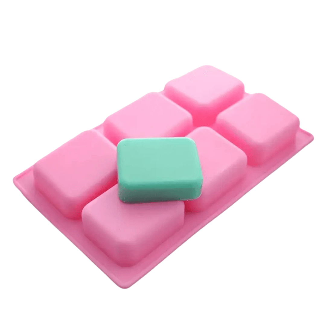 siliconen zeepmal rechthoekig geschikt voor zeep