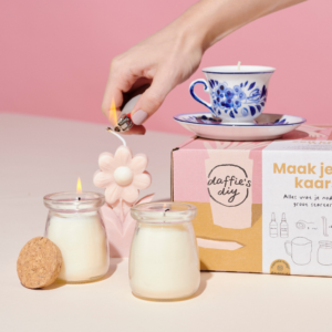 kaarsen maken starterset XXL Eindresultaat